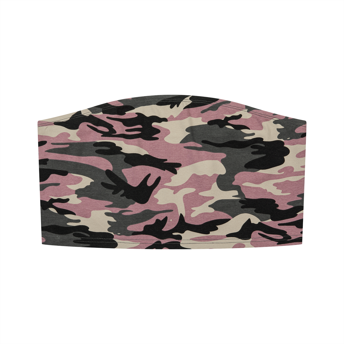 Camo Cropped Tube Top