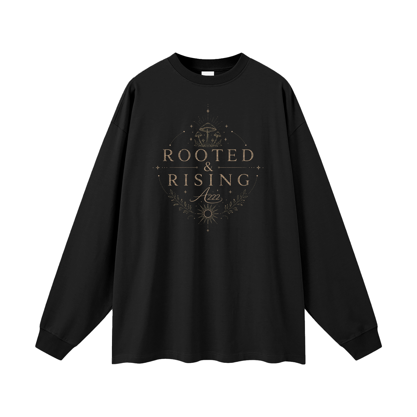 Pure Cotton Rooted & Rising Long Sleeve T-Shirt