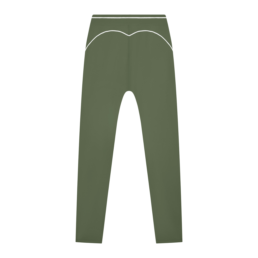High Rise Topstitching Leggings
