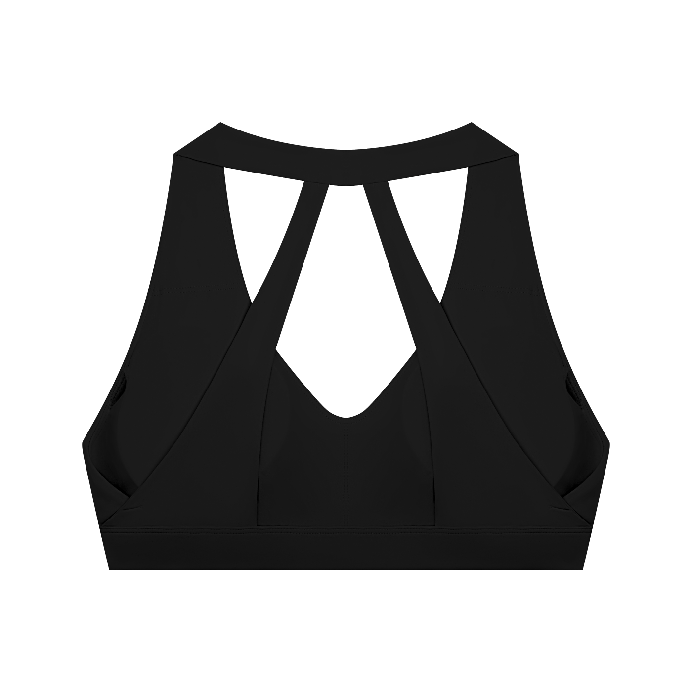 Halter Cropped Sports Bra