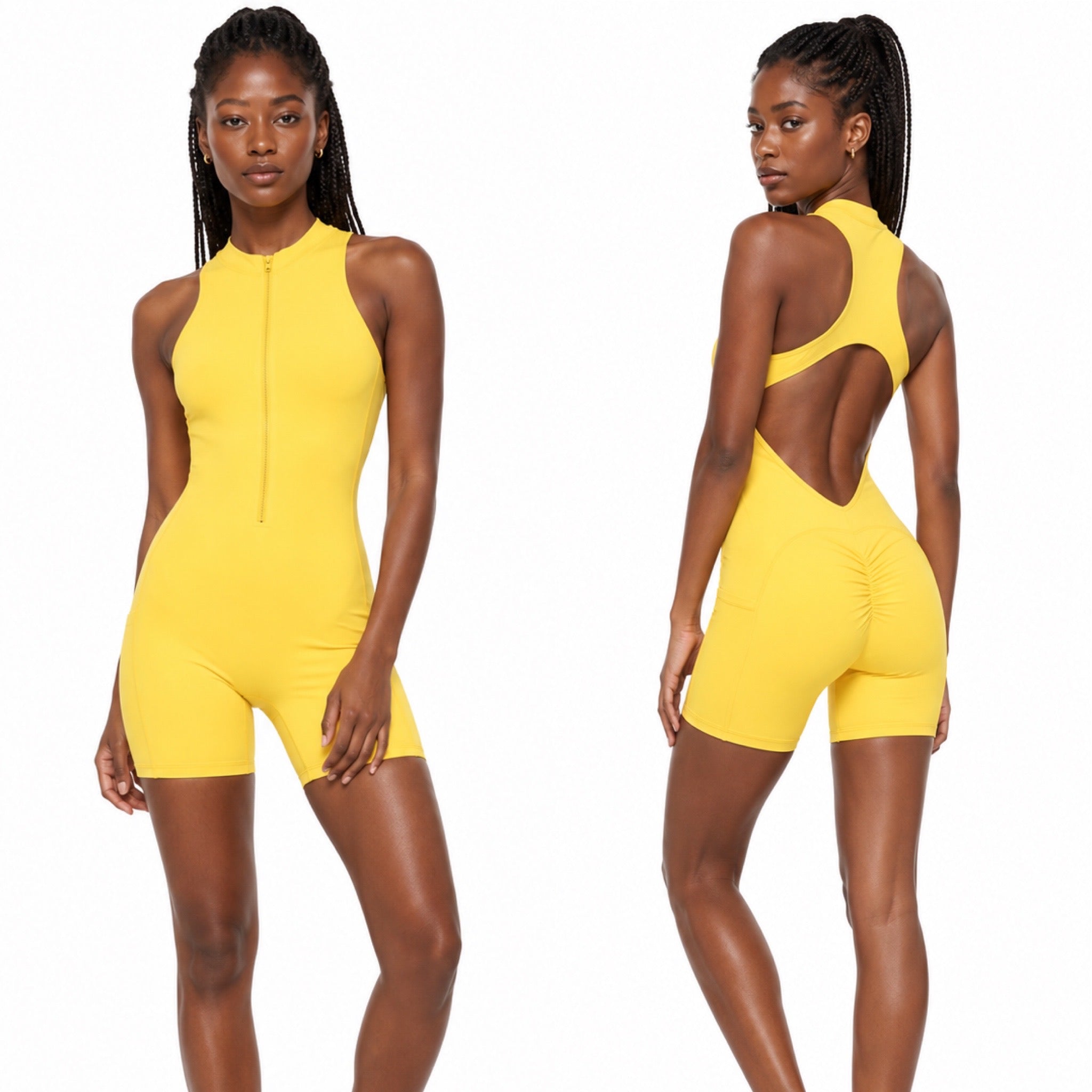 Yoga Romper 1/4 Zip