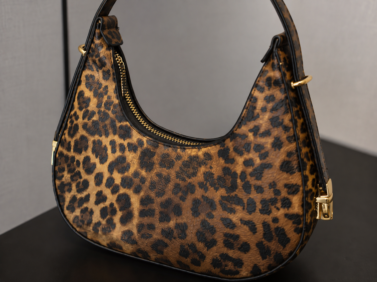 Leopard Print Shoulder Bag