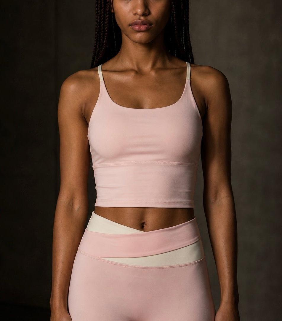 Blush Duality Yoga Tank Top