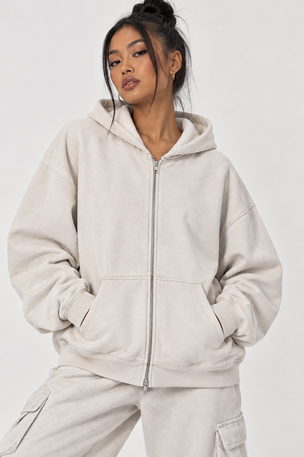 Sagittarius Zip-Through Fleece Hoodie