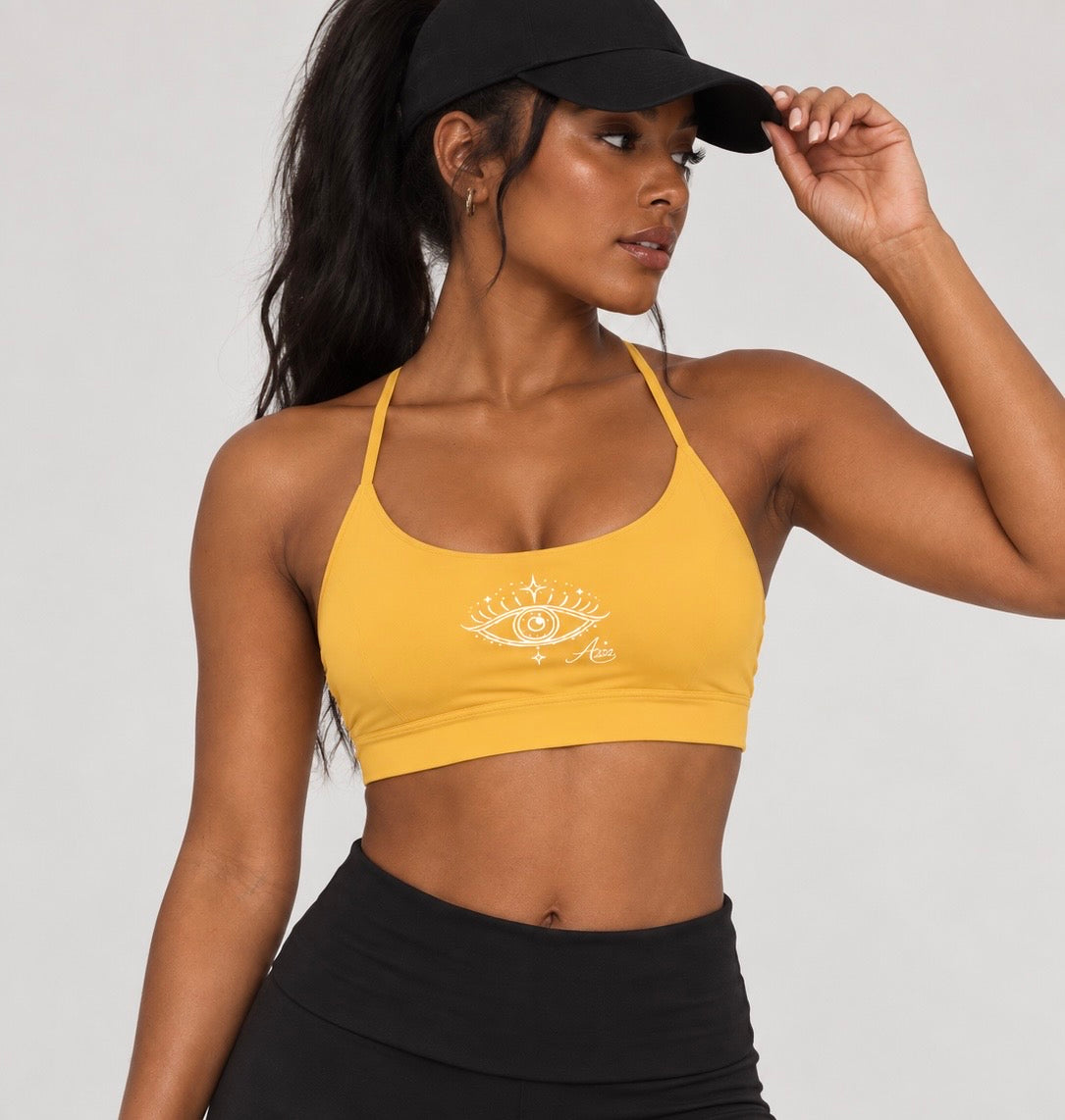 Evil Eye 🧿 Criss Cross Sports Bra