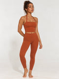 Sacral Chakra High-Waisted Ankle Length Yoga Leggings