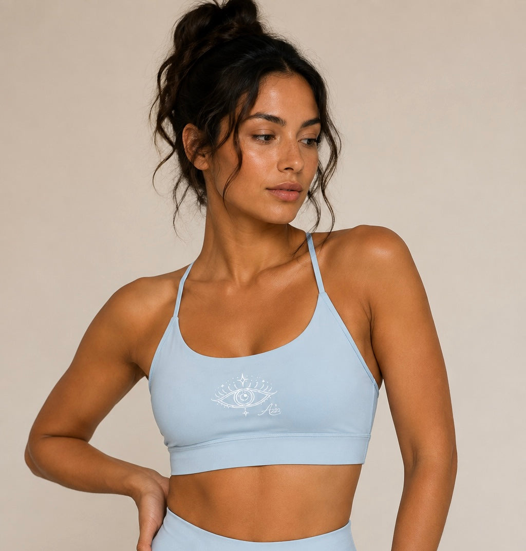 Evil Eye 🧿 Criss Cross Sports Bra