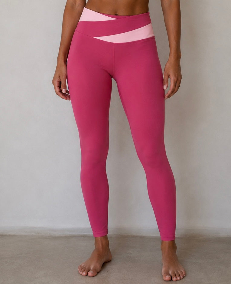 Pink Duality Yoga Leggings