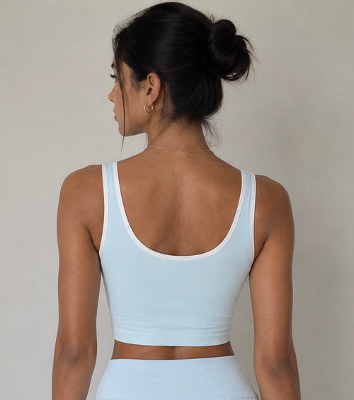 Baby Blue Yoga Tank Top