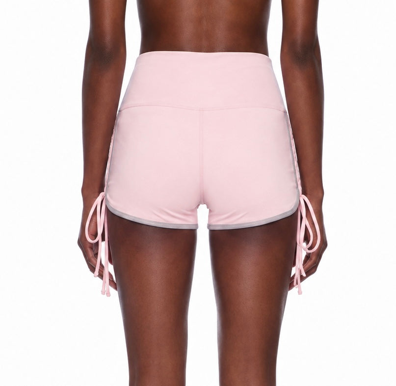 High Waisted Tie Shorts