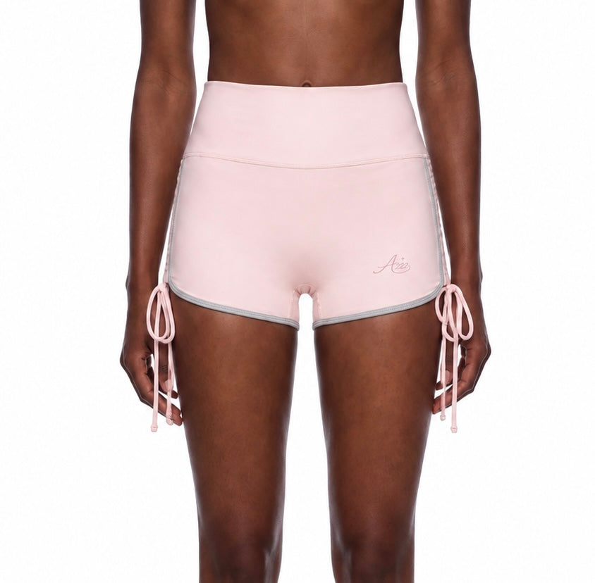 High Waisted Tie Shorts