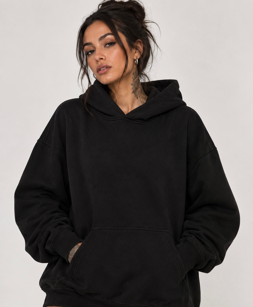 Dragon Duality Oversize Fleeced Hoodie