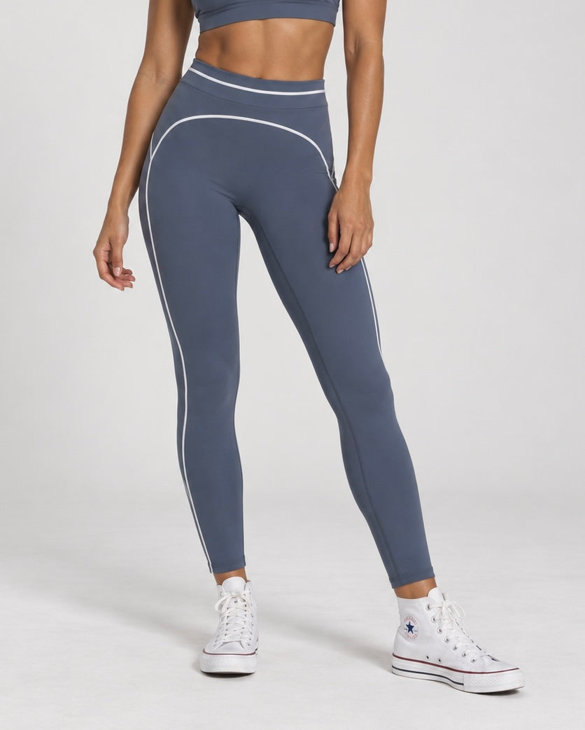 High Rise Topstitching Leggings