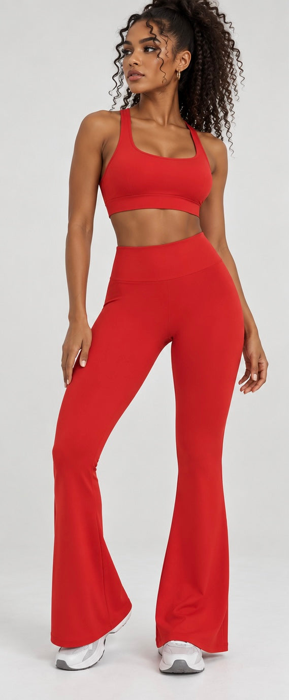 Power High Rise Flared Leggings