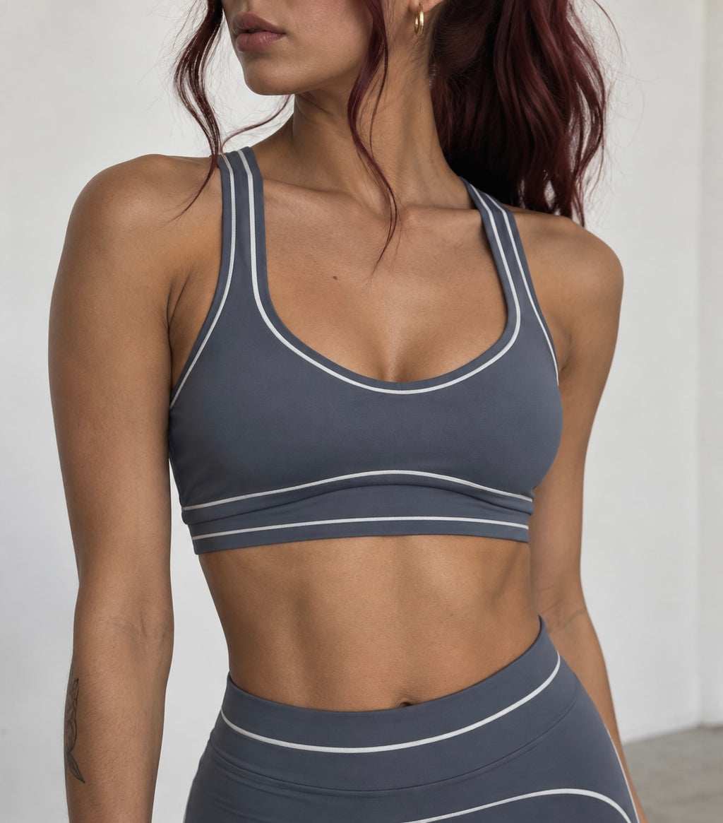 Topstitching Sports Bra