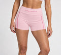 Pink Piping Foldover Shorts