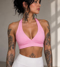 Halter Yoga Sports Bra