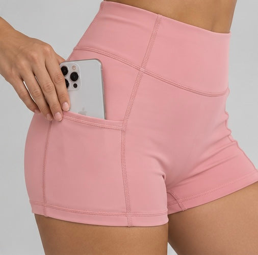 High Rise Pocket Shorts