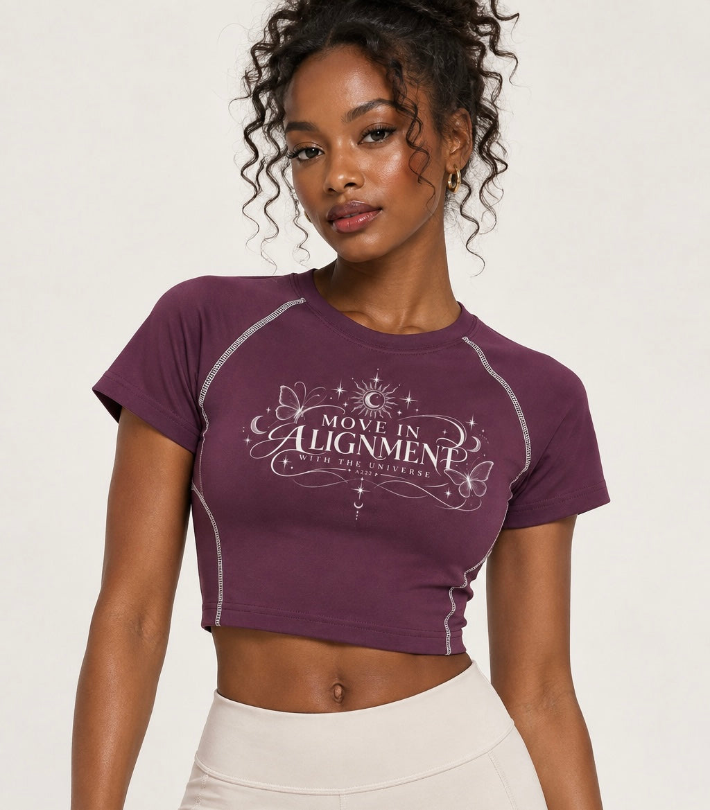 Move in Alignment Baby Tee