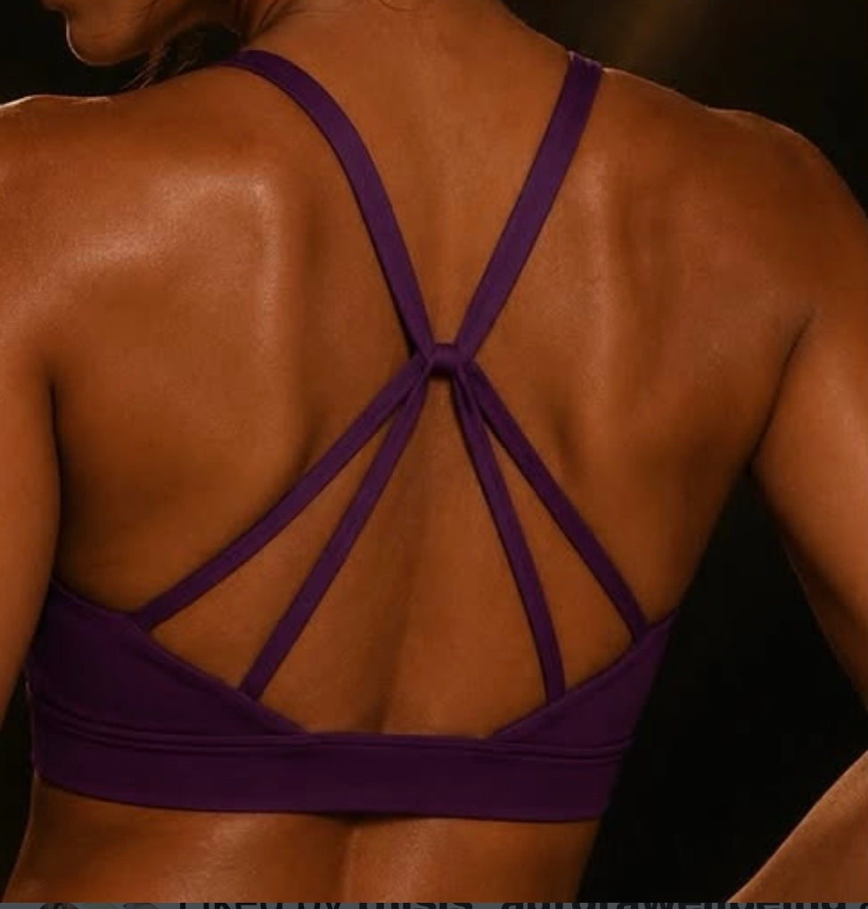 Evil Eye 🧿 Criss Cross Sports Bra