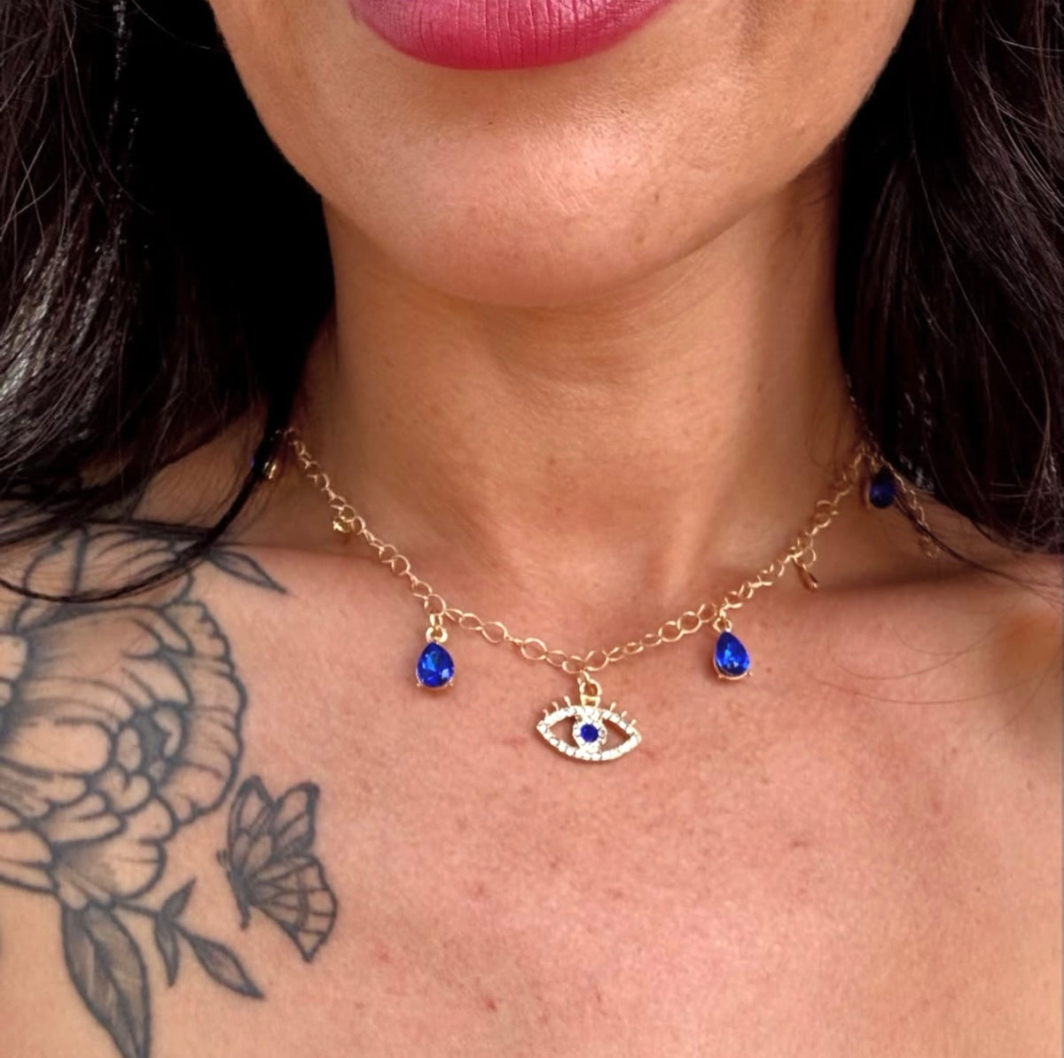 Evil Eye Charm Necklace
