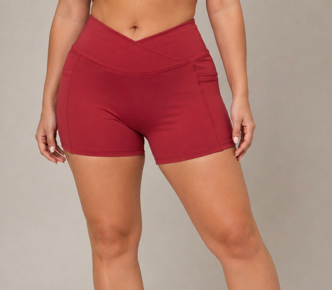 High Rise Pocket Yoga Shorts