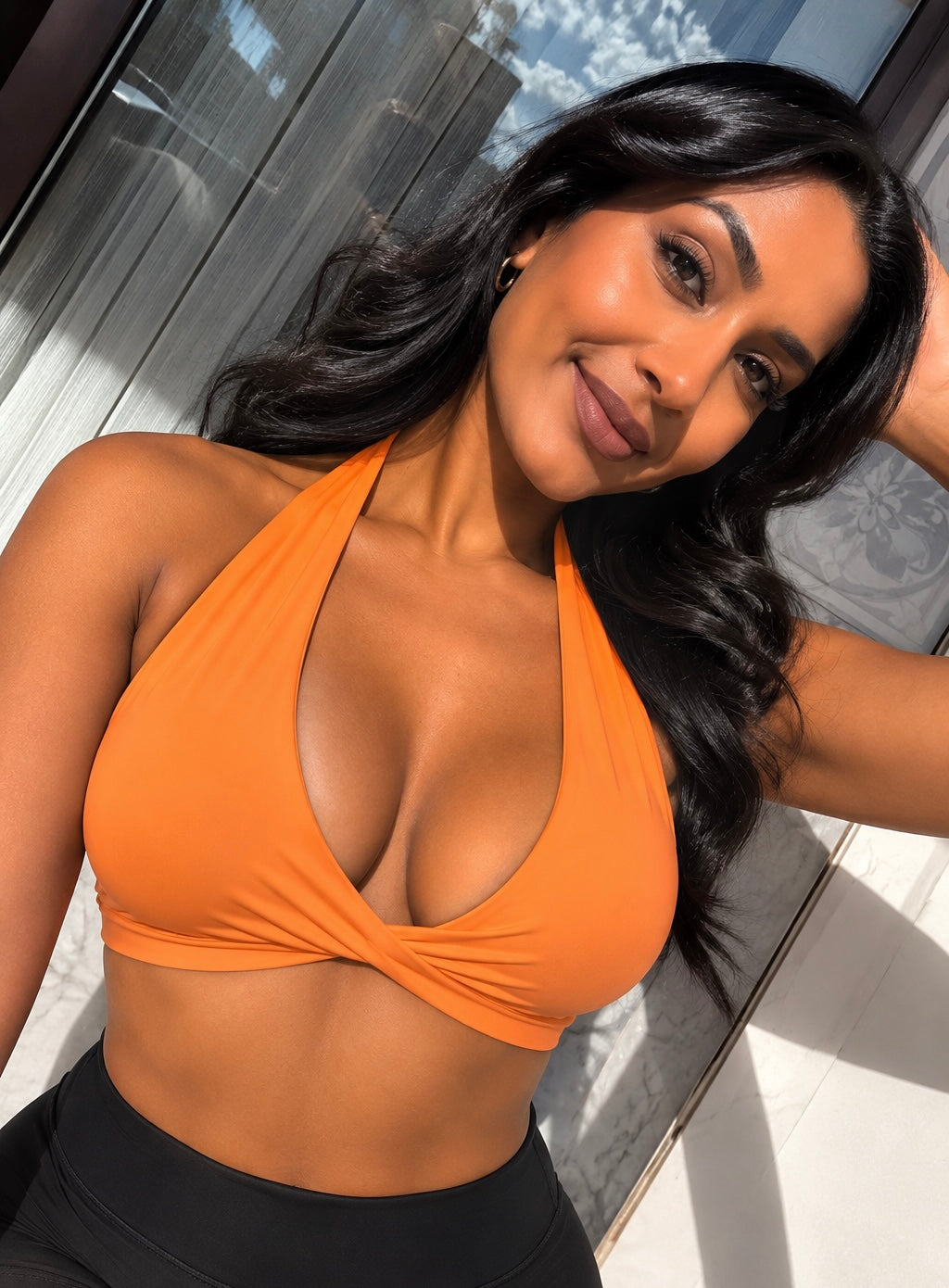 Halter Sports Bra