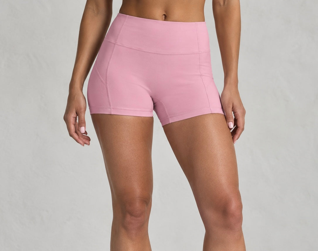 High-Waist Yoga Shorts