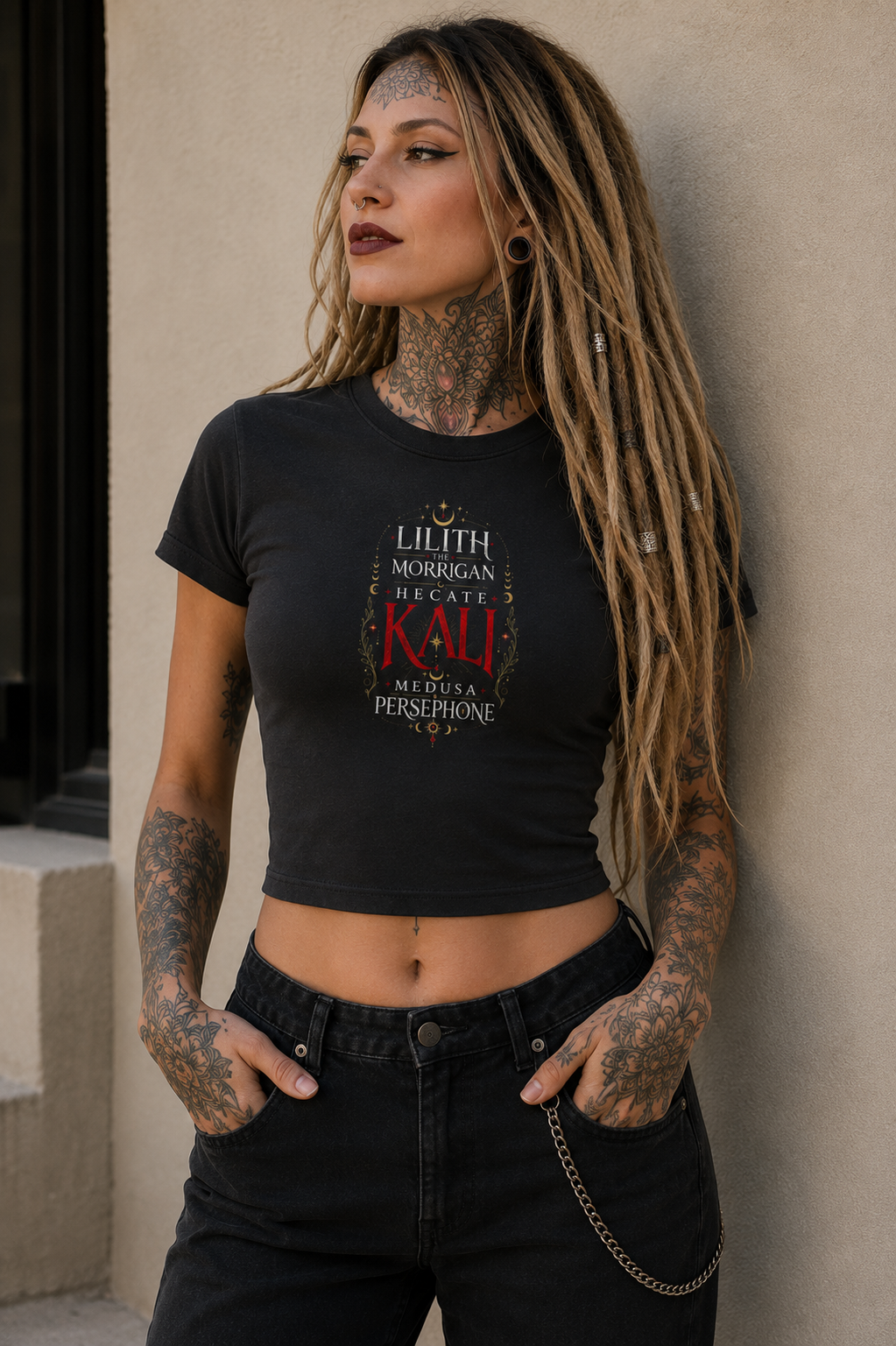 Dark Goddess Slim Fit T-shirt