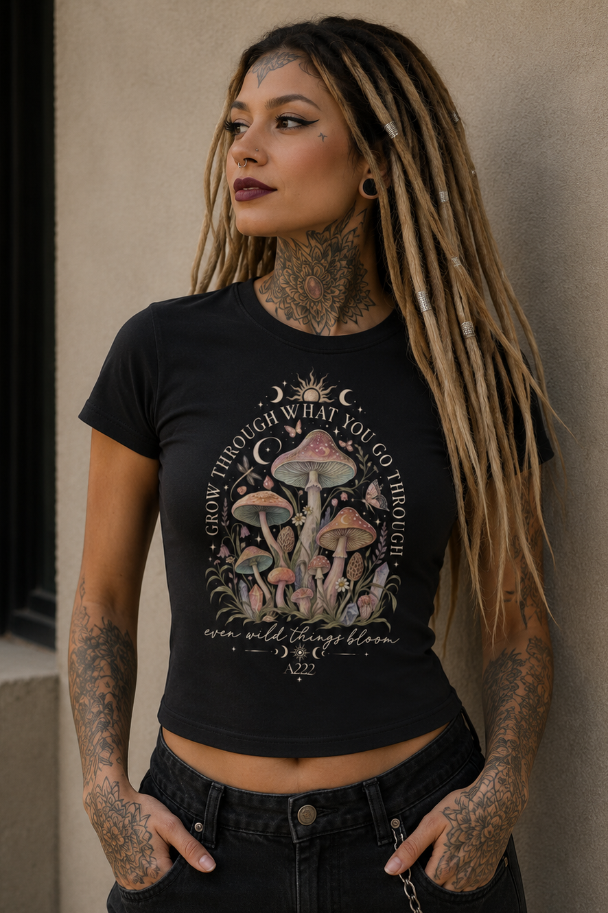 Grow Through What You Go Through Bodycon T-Shirt