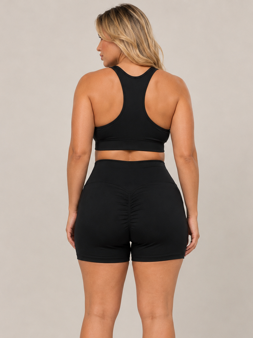 High Rise Pocket Yoga Shorts