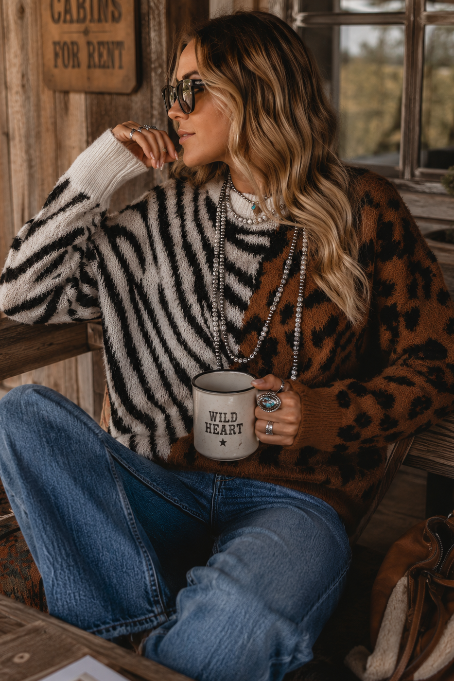 Leopard Zebra Knit