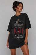 Dark Goddess Oversized T-Shirt