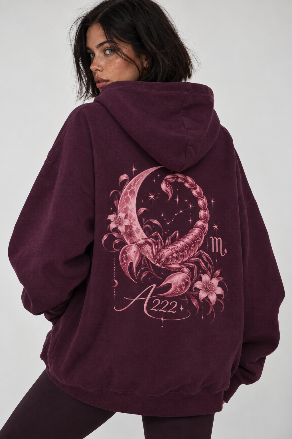 Scorpio Oversize Fleeced Hoodie