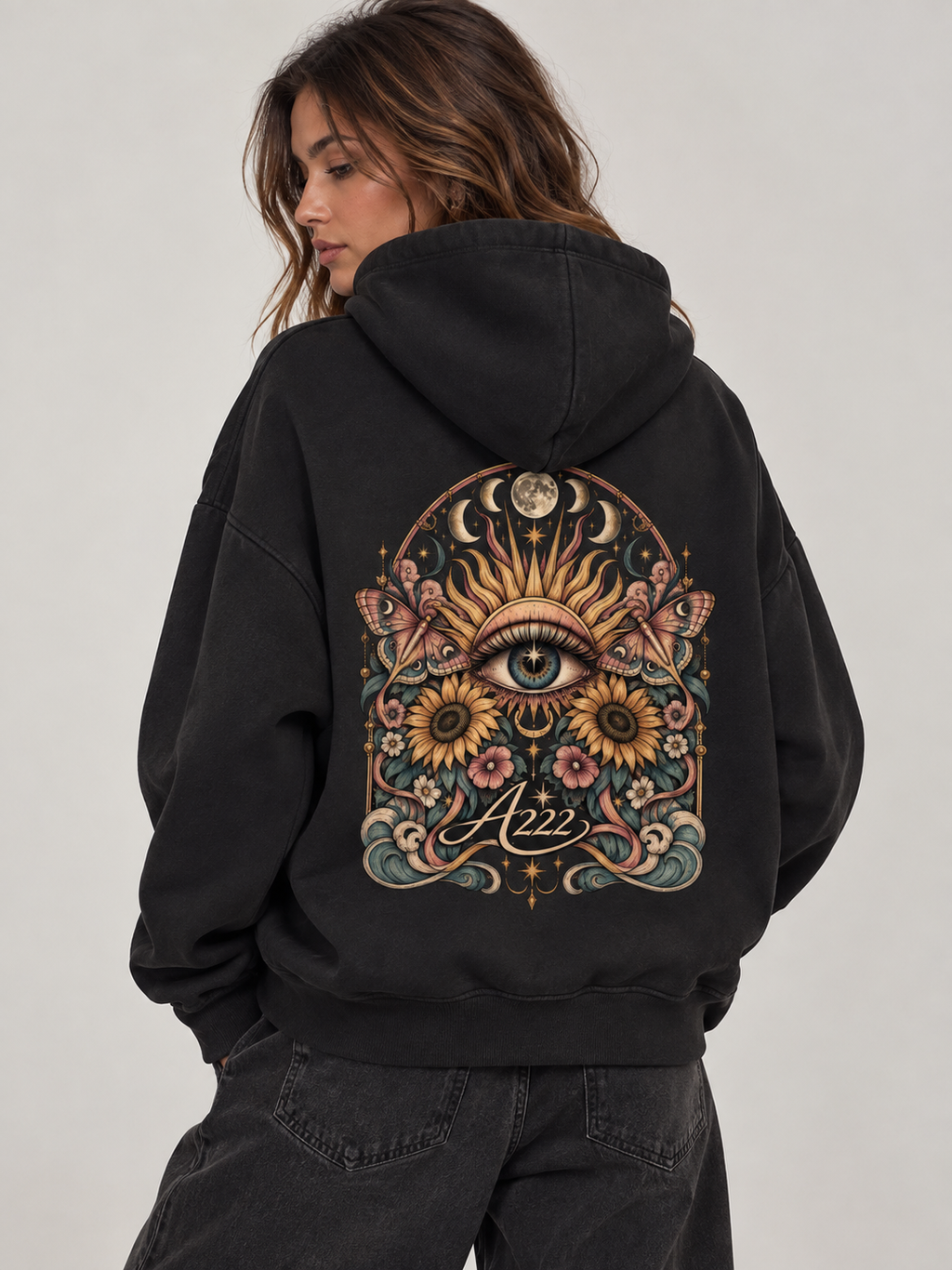 Celestial Gaze Fleece Hoodie
