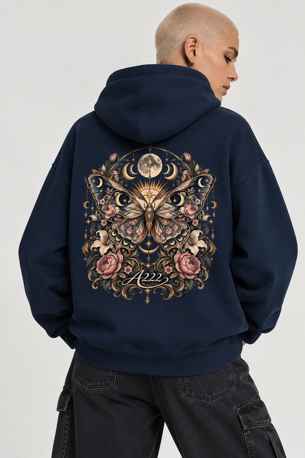 Mystic Metamorphosis Oversize Fleeced Hoodie