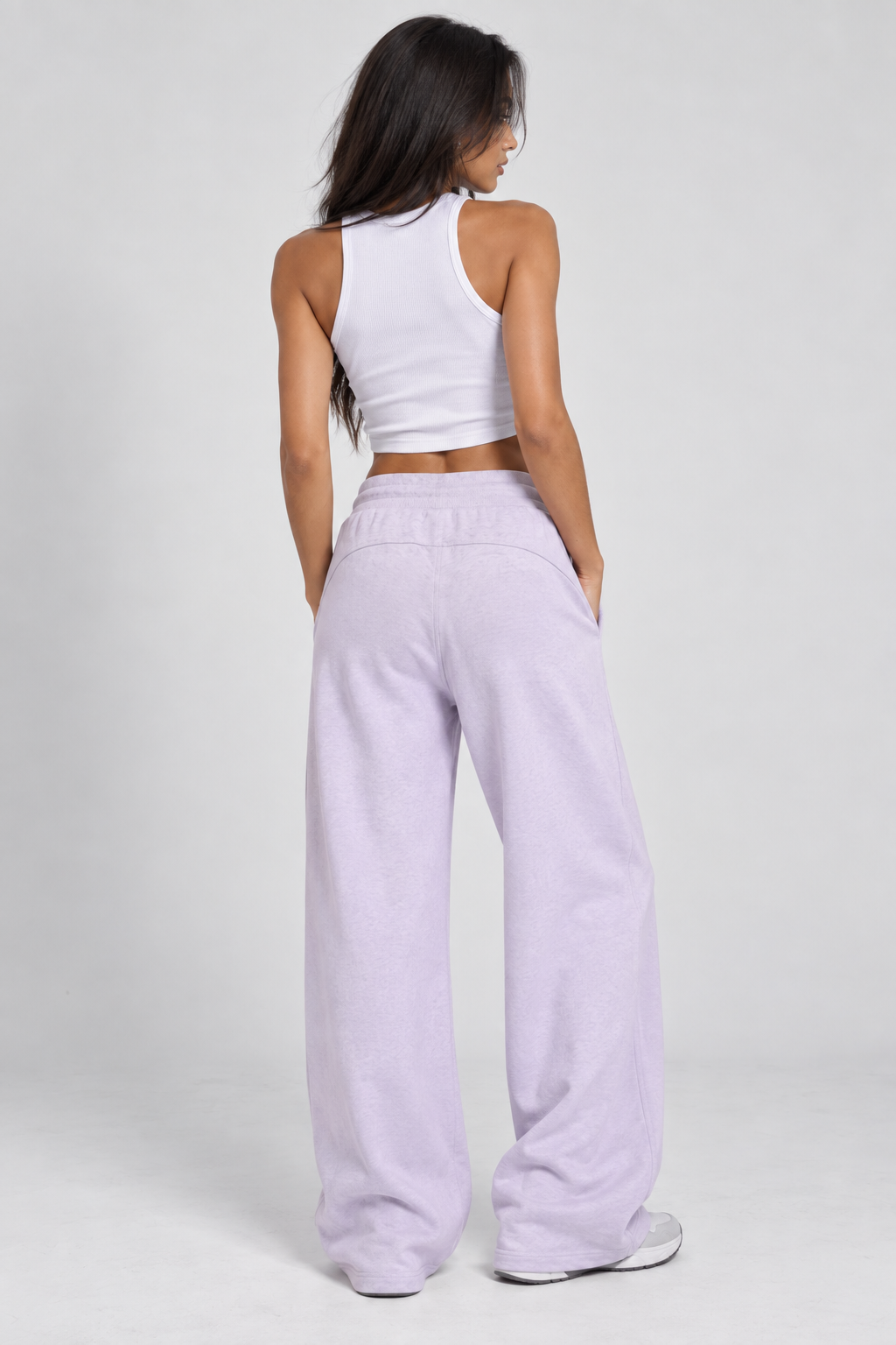 Wide Leg Fleece Joggers
