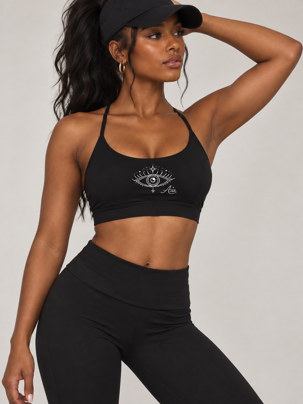 Evil Eye 🧿 Criss Cross Sports Bra