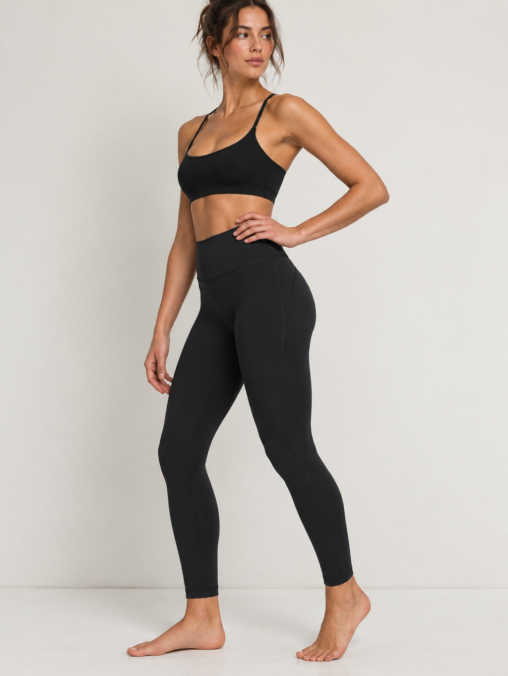 Lycra High Waisted Seamless Leggings