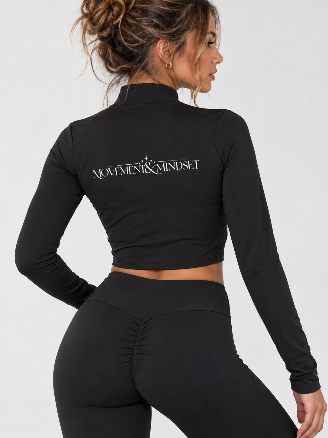 Movement & Mindset Crop Sports Jacket