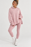 Stripe Blush Loose Fit Hoodie