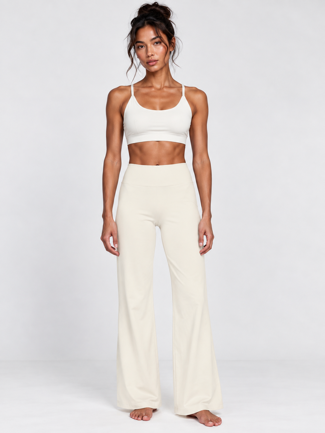 High Waisted Straight Leg Leggings