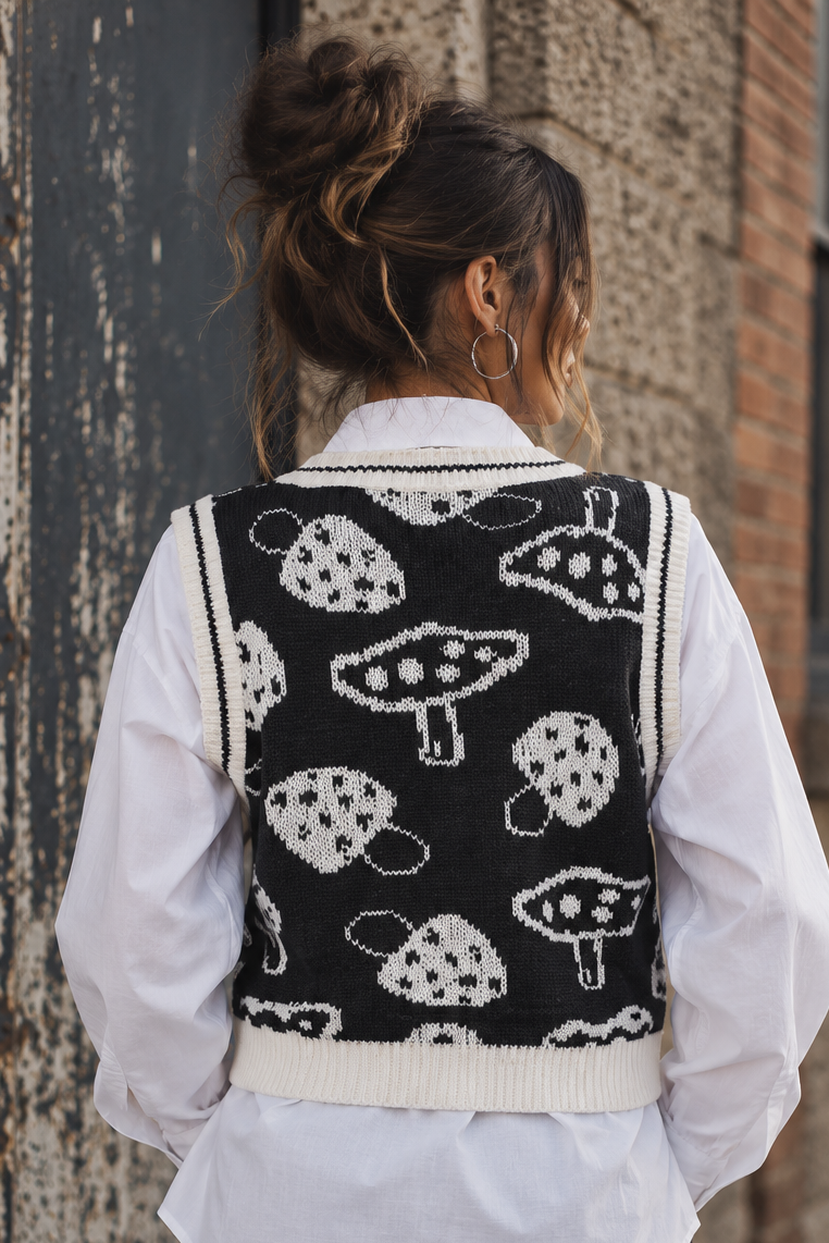 Shroom Sweater Vest 🍄