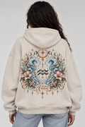 Aquarius Zip Up Fleece Hoodie