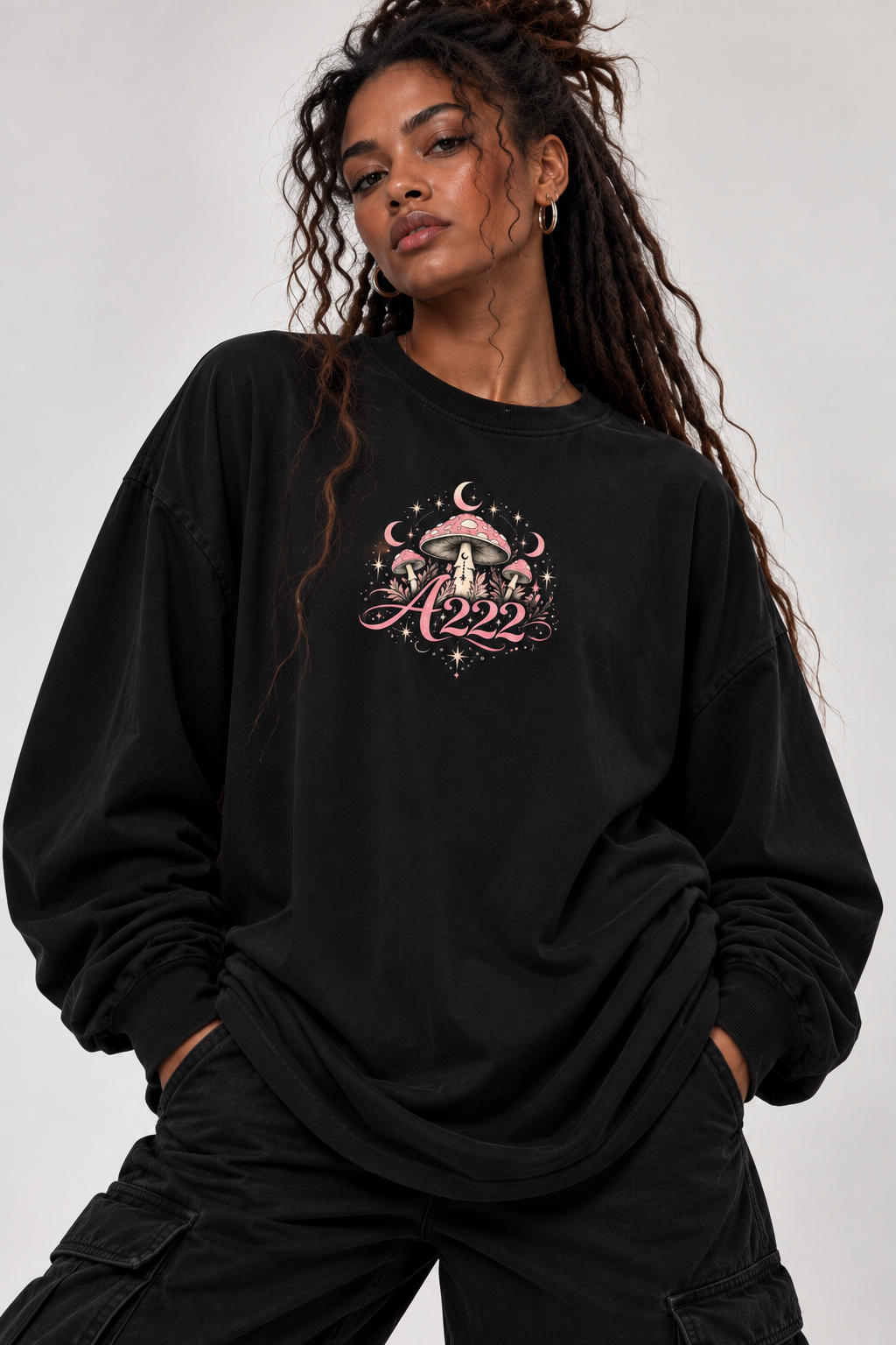 Mushroom Goddess Long Sleeve T-Shirt
