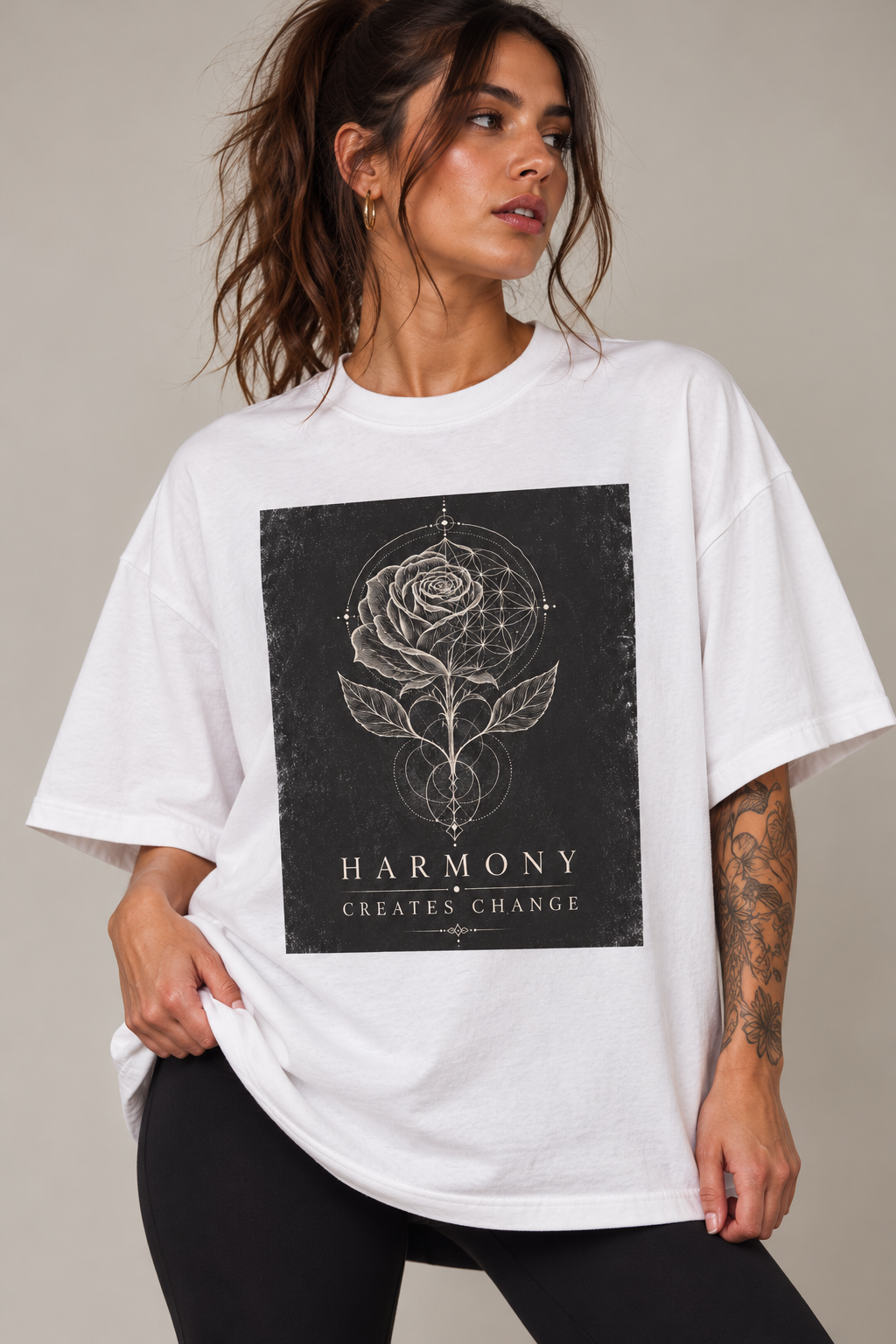 HARMONY Creates Change Pure Cotton T-Shirt