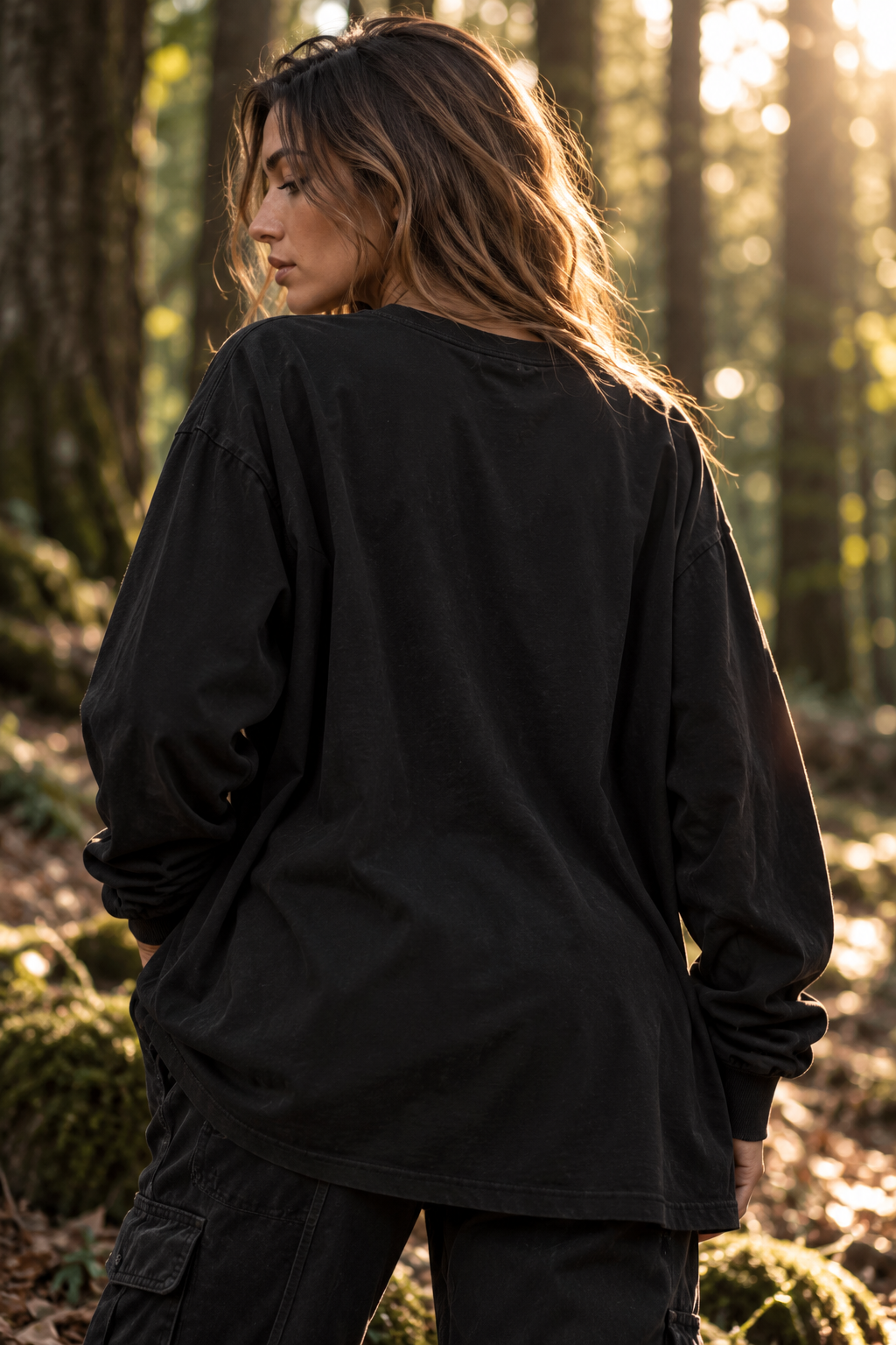 Run with Wolves  Oversize Long Sleeve T-Shirt