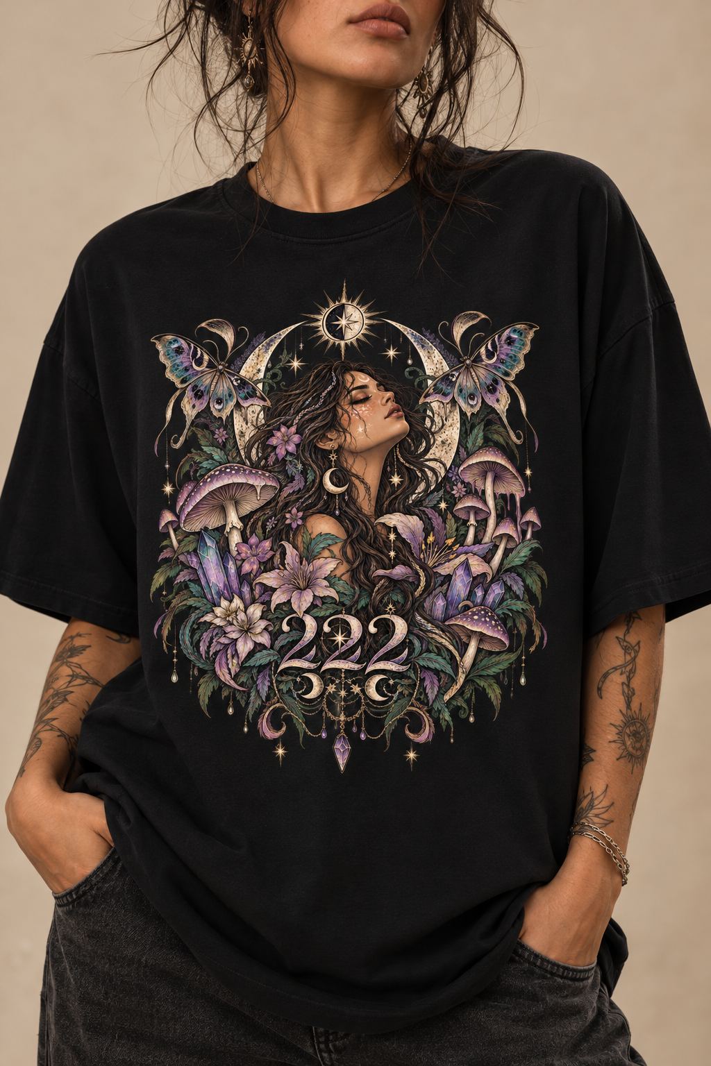 Astral Garden Oversized T-Shirt