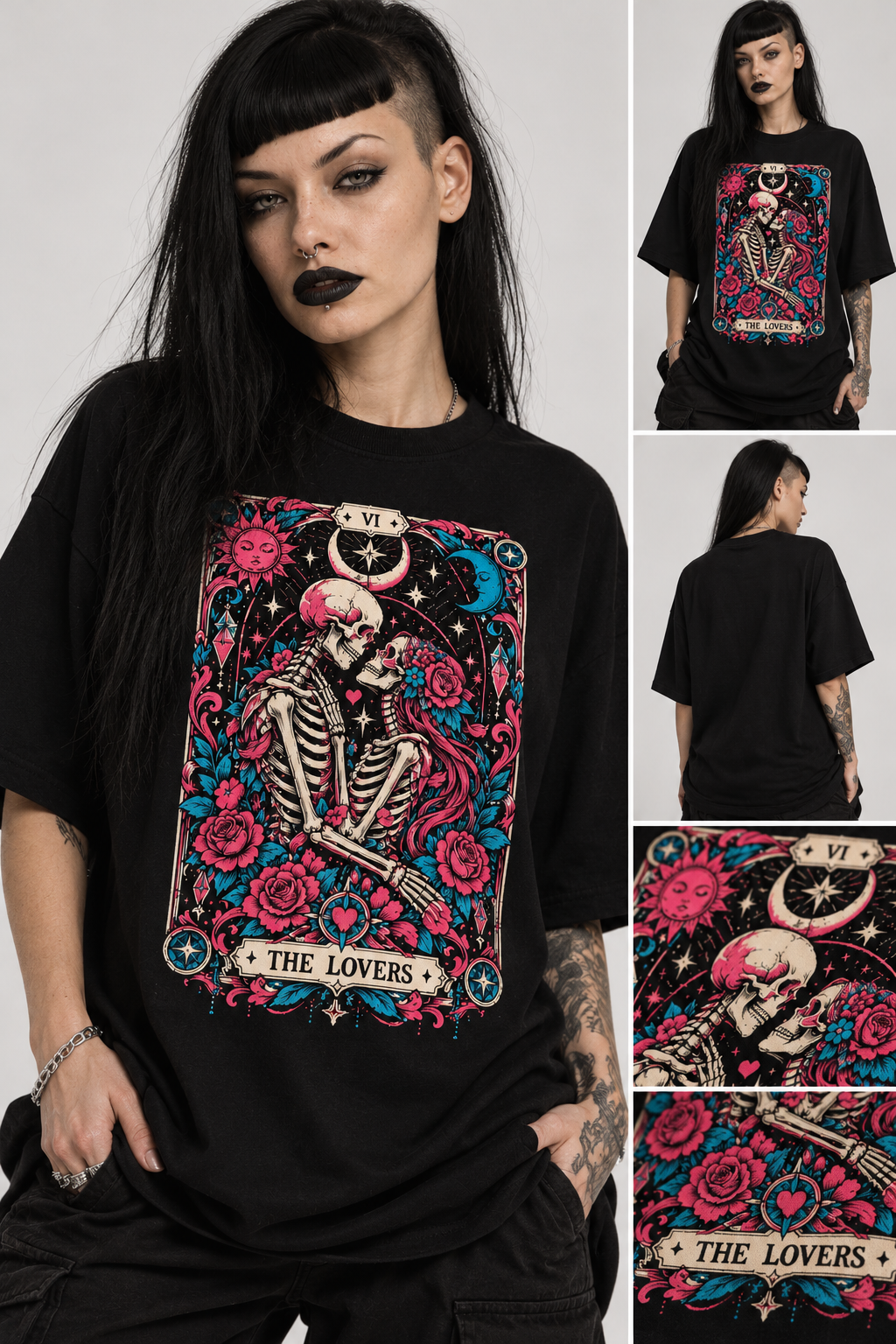 The Lovers Oversized Cotton T-Shirt