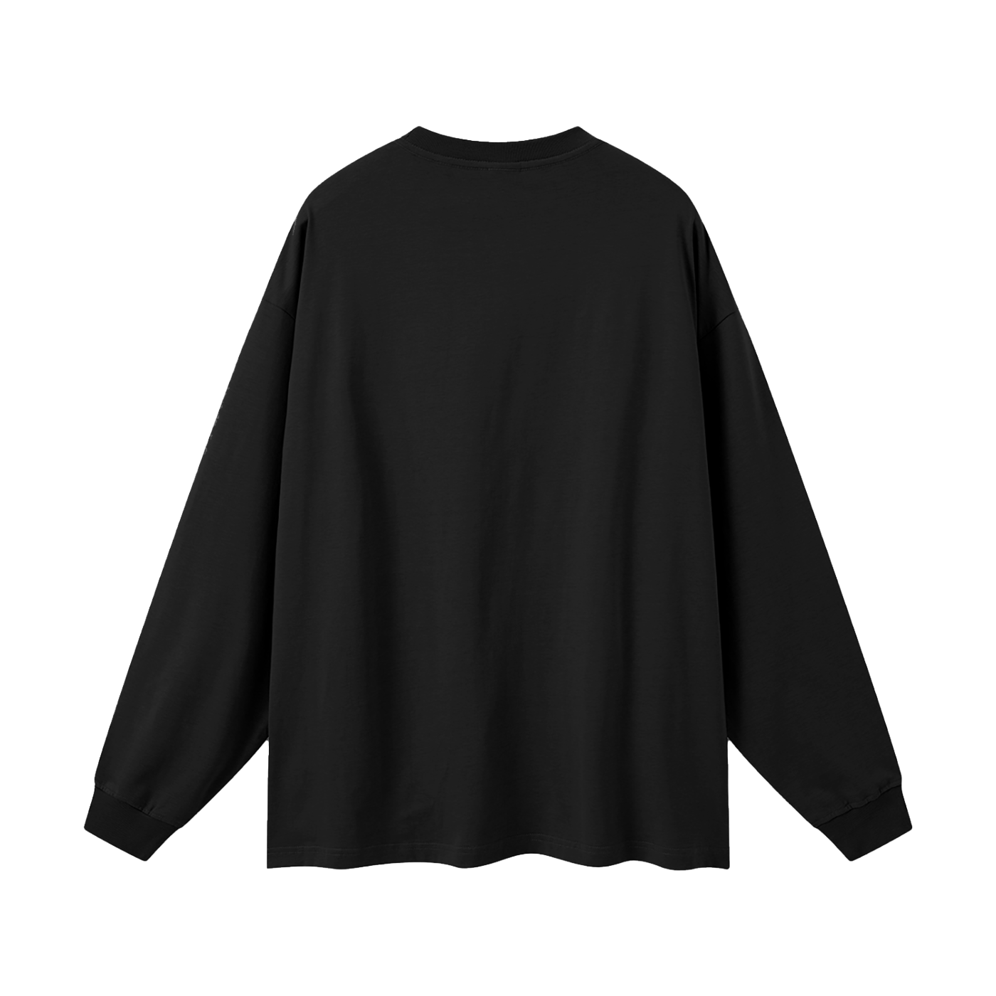 Dark Temple Renewal Oversized Pure Cotton Long Sleeve T-Shirt
